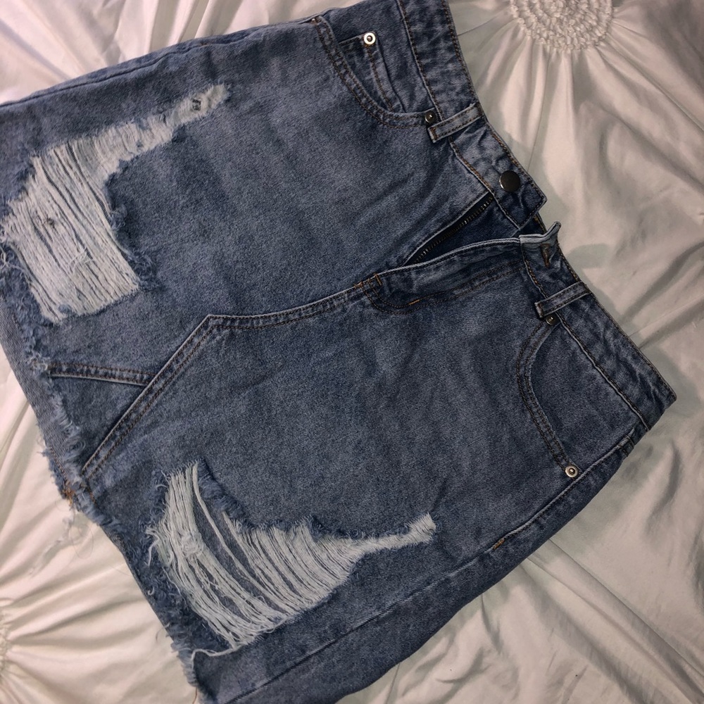 Denim skirts
